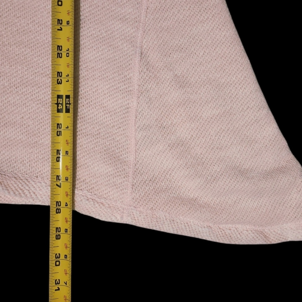 Women's Calvin Klein Cowl Neck Asymmetrical Tunic Sweater Pink Size Medium - Picture 5 of 15
